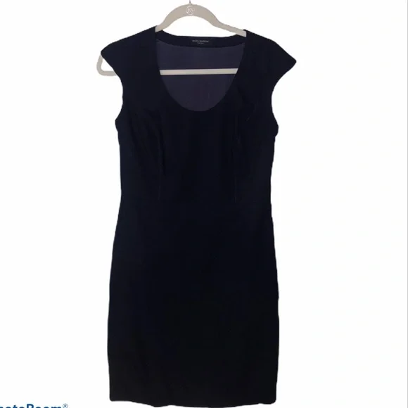 piazza sempione silk dress Wool mid-length dress